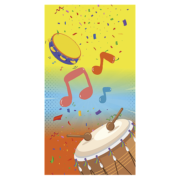 Faixa Lateral - Carnaval - Sublimado 3D