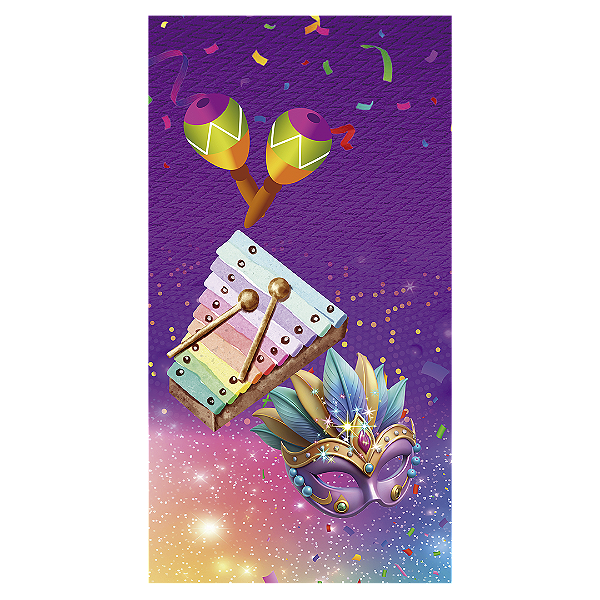 Faixa Lateral - Carnaval - Sublimado 3D