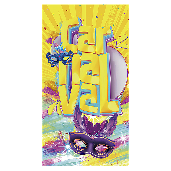 Faixa Lateral - Carnaval - Sublimado 3D