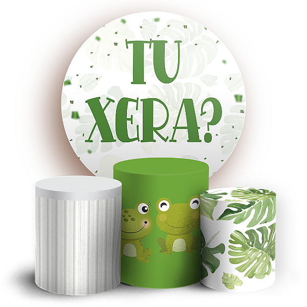 KIT Redondo e Trio - Carnaval Tu Xera - Sublimado 3D