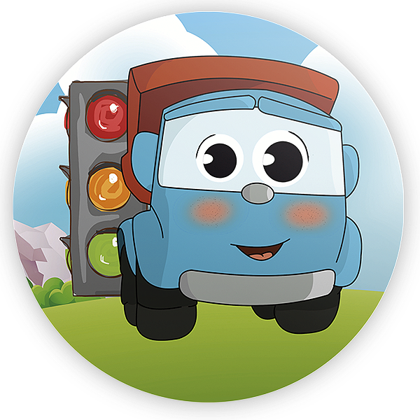 Painel Redondo - Leo O Caminhao - Sublimado 3D