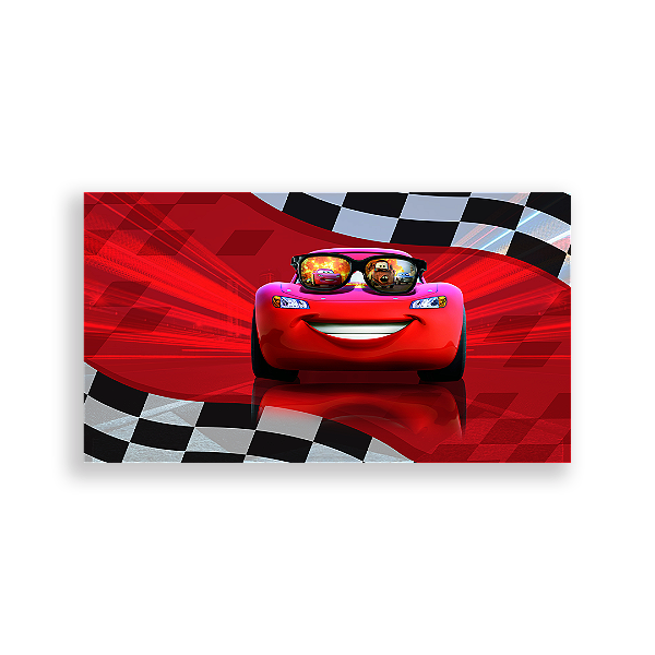 Painel Retangular - Carros McQueen - Sublimado 3D