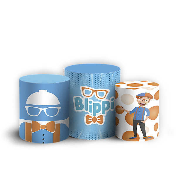 Trio Cilindro - Blippi - Sublimado 3D