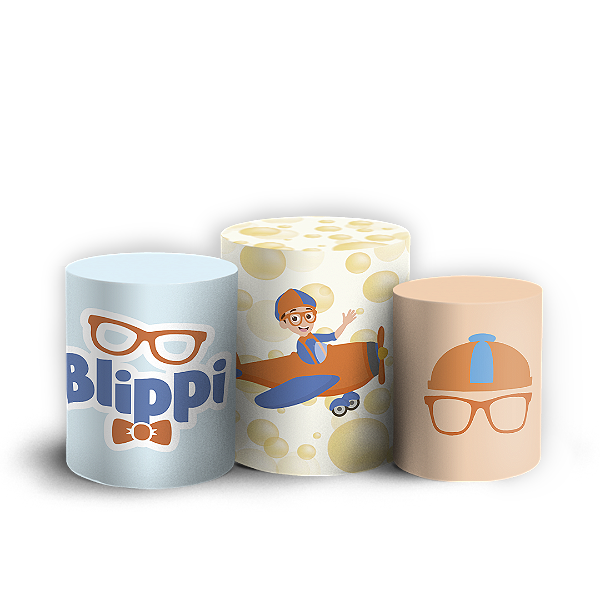 Trio Cilindro - Blippi - Sublimado 3D