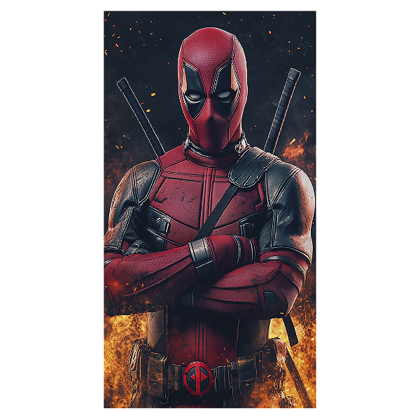 Faixa Lateral - Wolverine E Deadpool - Sublimado 3D