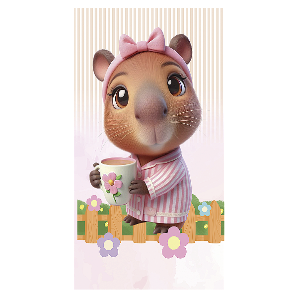 Faixa Lateral - Capivara - Sublimado 3D