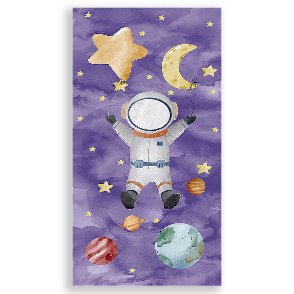 Faixa Lateral - Astronauta - Sublimado 3D