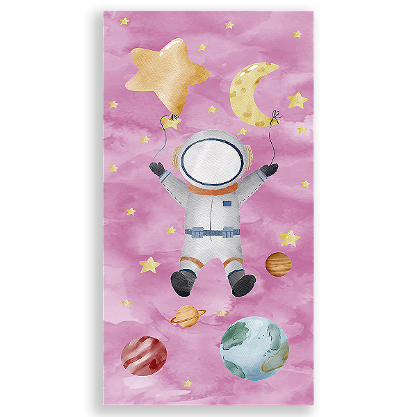 Faixa Lateral - Astronauta - Sublimado 3D