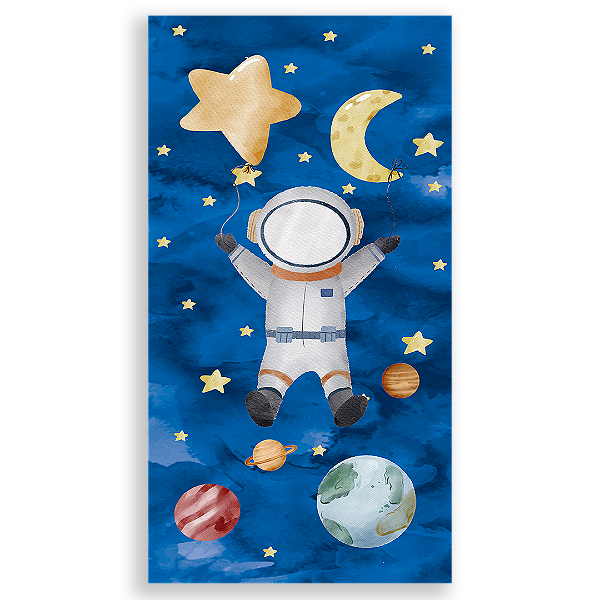 Faixa Lateral - Astronauta - Sublimado 3D