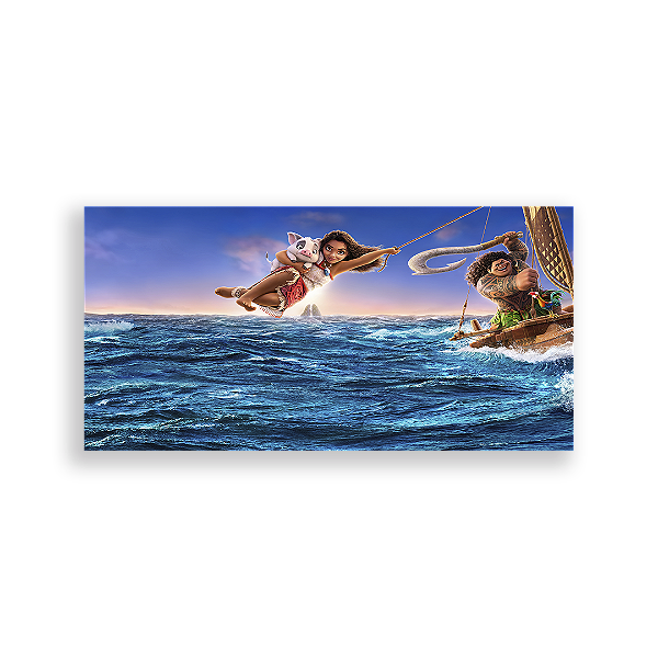 Painel Retangular - Moana - Sublimado 3D