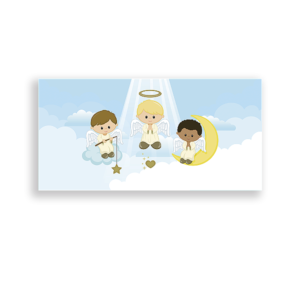 Painel Retangular - Batizado - Sublimado 3D