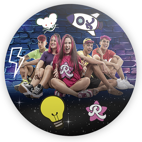 Painel Redondo - Os Rosas - Sublimado 3D