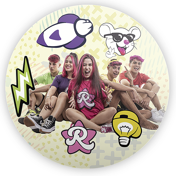 Painel Redondo - Os Rosas - Sublimado 3D