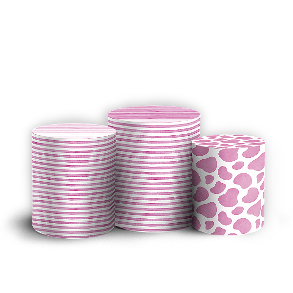 Trio Cilindro - Fazendinha - Sublimado 3D