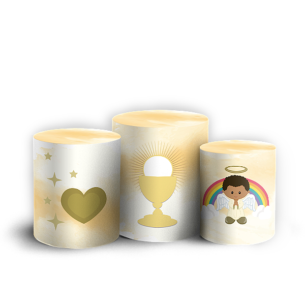 Trio Cilindro - Batizado - Sublimado 3D