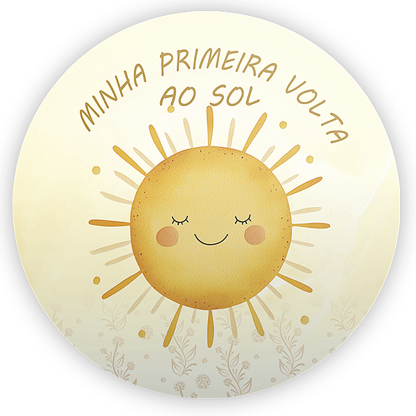 Mini Painel - Solzinho - Sublimado 3D
