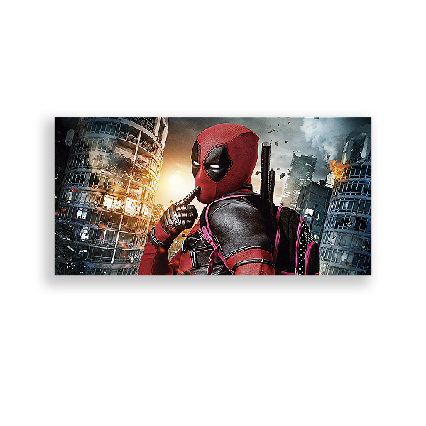 Painel Retangular - Deadpool - Sublimado 3D