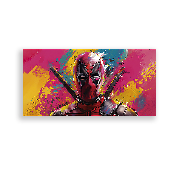 Painel Retangular - Deadpool - Sublimado 3D