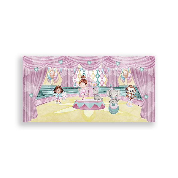 Painel Retangular - Circo - Sublimado 3D