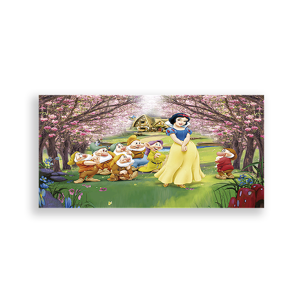 Painel Retangular - Branca De Neve - Sublimado 3D