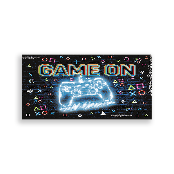 Painel Retangular - Video Games - Sublimado 3D