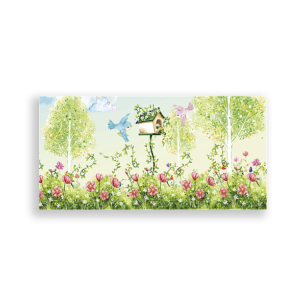 Painel Retangular - Jardins Bosque - Sublimado 3D