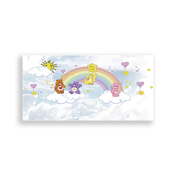 Painel Retangular - Ursinhos Carinhosos - Sublimado 3D
