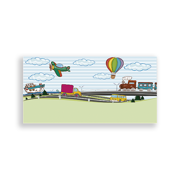 Painel Retangular - Mundo Viagens - Sublimado 3D