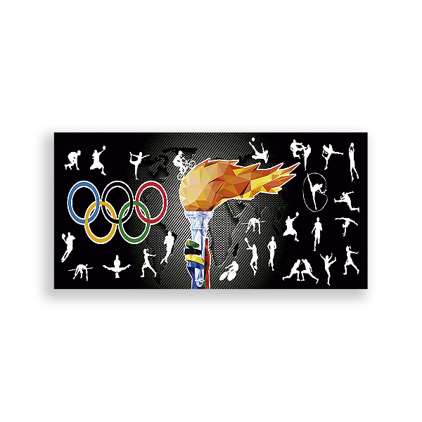 Painel Retangular - Olimpiadas - Sublimado 3D