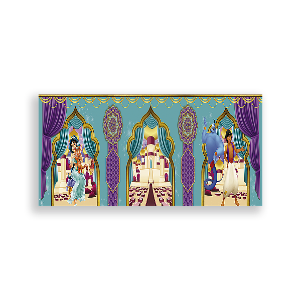 Painel Retangular - Jasmine Aladim - Sublimado 3D