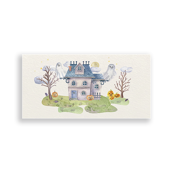 Painel Retangular - Dia Das Bruxas Halloween - Sublimado 3D