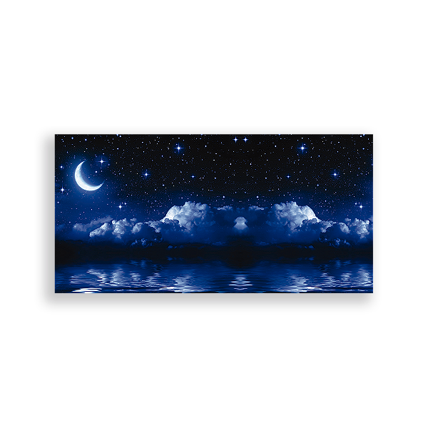 Painel Retangular - Nuvens Céu Noite - Sublimado 3D
