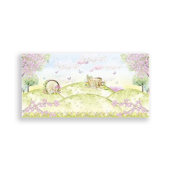 Painel Retangular - Jardins Bosque - Sublimado 3D