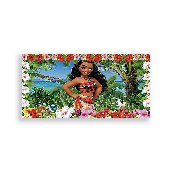 Painel Retangular - Moana - Sublimado 3D