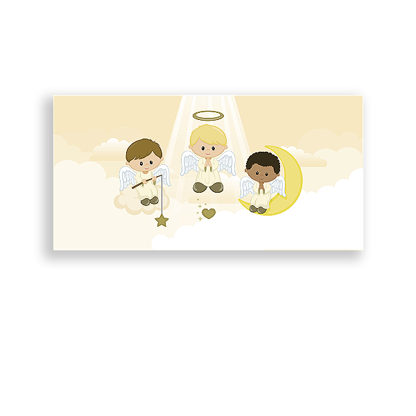 Painel Retangular - Batizado - Sublimado 3D