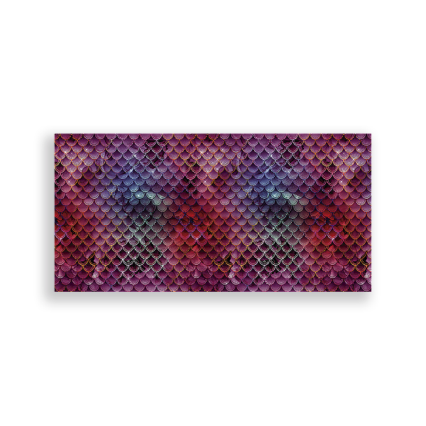 Painel Retangular - Escama Sereia - Sublimado 3D