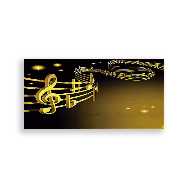 Painel Retangular - Música - Sublimado 3D