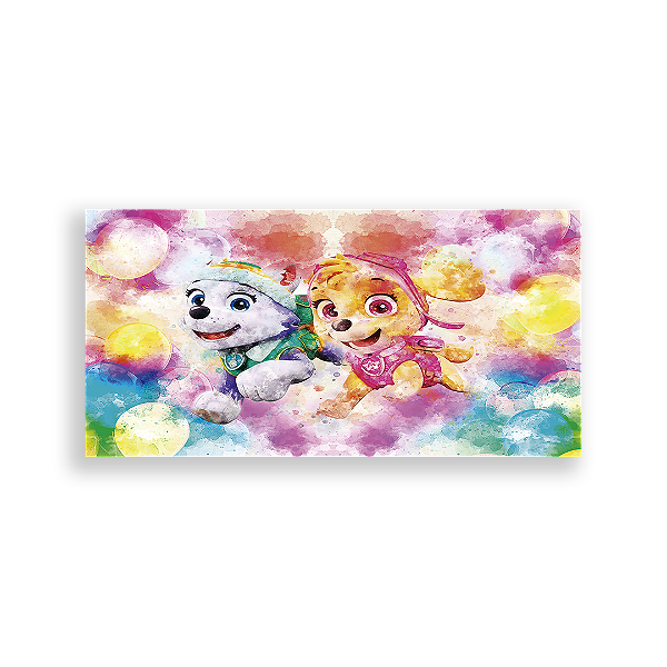 Painel Retangular - Patrulha Canina - Sublimado 3D
