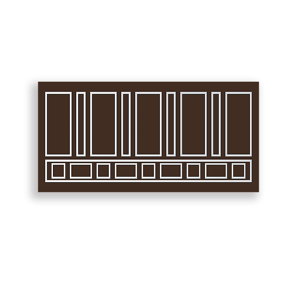 Painel Retangular - Fundo Fotográfico Parede - Sublimado 3D