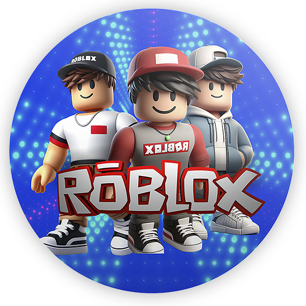 Painel Redondo - Roblox - Sublimado 3D