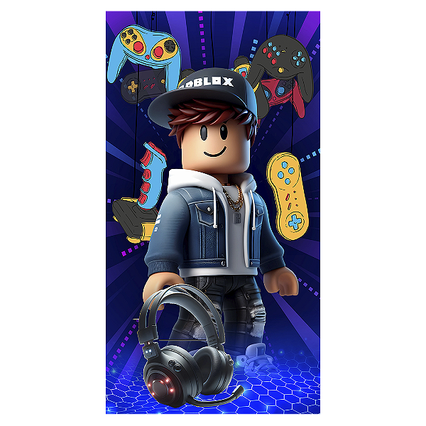 Faixa Lateral - Roblox - Sublimado 3D