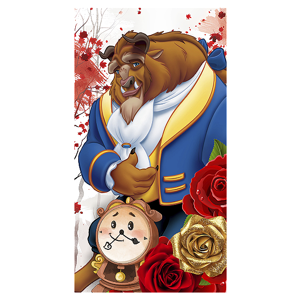 Faixa Lateral - Princesa Bela - Sublimado 3D