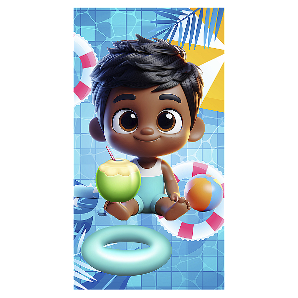 Faixa Lateral - Pool Party - Sublimado 3D