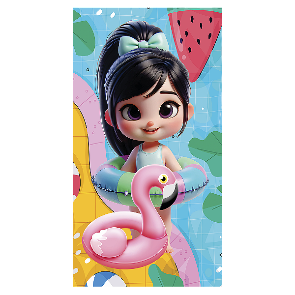 Faixa Lateral - Pool Party - Sublimado 3D