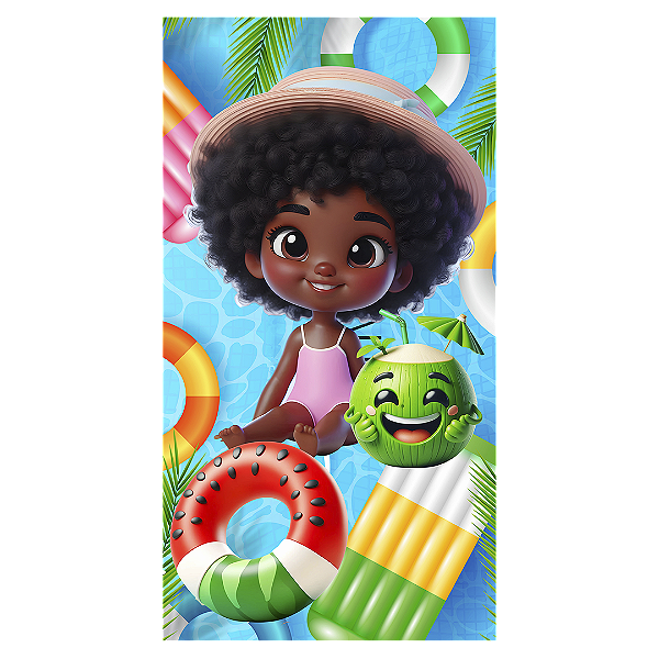 Faixa Lateral - Pool Party - Sublimado 3D