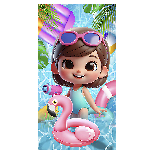 Faixa Lateral - Pool Party - Sublimado 3D