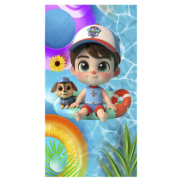 Faixa Lateral - Patrulha Canina - Sublimado 3D