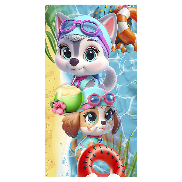 Faixa Lateral - Patrulha Canina - Sublimado 3D