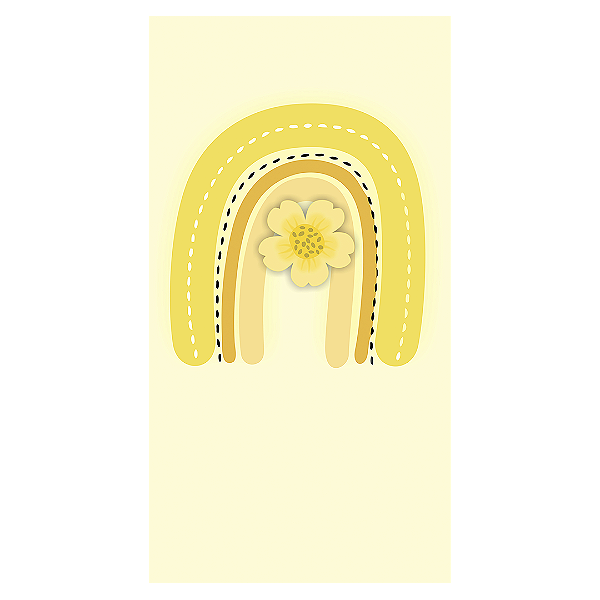 Faixa Lateral - Arco Iris Boho - Sublimado 3D