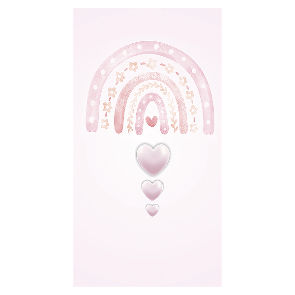 Faixa Lateral - Arco Iris Boho - Sublimado 3D